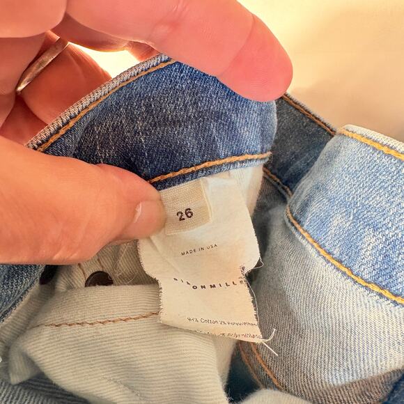 Simon Miller High Straight Leg Medium Wash Blue Jeans Denim Size 26 - Picture 4 of 6